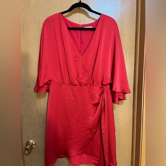 Ramy Brook Dresses & Skirts - Ramy Brooks Alexis Wrap Mini Dress size 12 Red​​